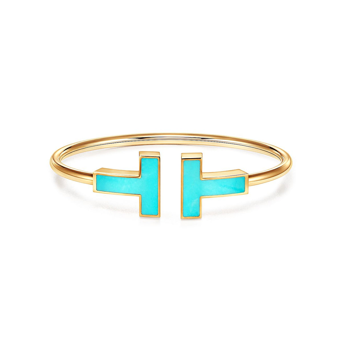 [Glow Muse ]T WIDE TURQUOISE OPEN BRACELET