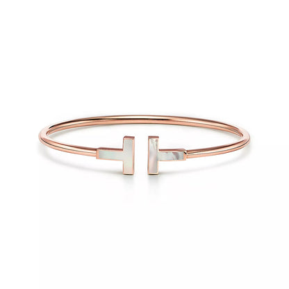 [Glow Muse ]T BRACELET 1.8MM TURQUOISE PINK GOLD