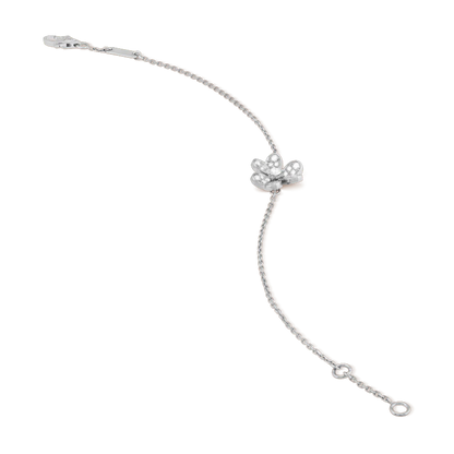 [Glow Muse]FRIVOLE SILVER FLOWER DIAMOND BRACELET