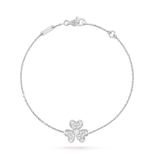 [Glow Muse]FRIVOLE SILVER FLOWER DIAMOND BRACELET