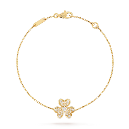 [Glow Muse]FRIVOLE GOLD FLOWER DIAMOND BRACELET