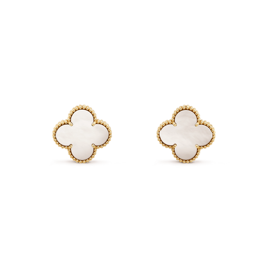 [Glow Muse]CLOVER MINI GOLD EARRINGS
