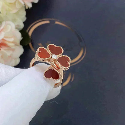 [Glow Muse]SWEET CLOVER CARNELIAN RING