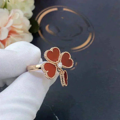 [Glow Muse]SWEET CLOVER CARNELIAN RING