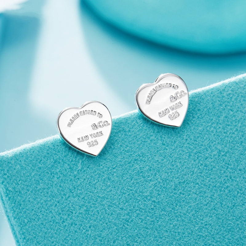 [Glow Muse ]RETURN TO TIF LOVE SILVER EARRINGS