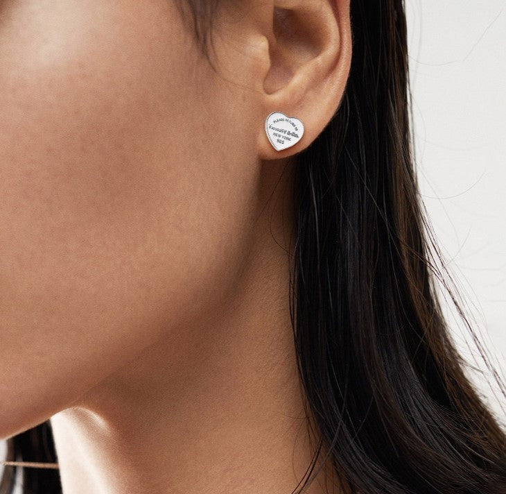[Glow Muse ]RETURN TO TIF LOVE SILVER EARRINGS
