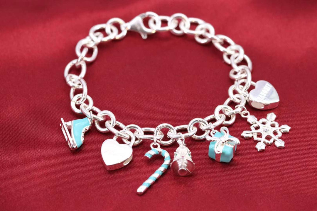 [Glow Muse ]CHRISTMAS SILVER BRACELET
