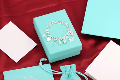 [Glow Muse ]CHRISTMAS SILVER BRACELET