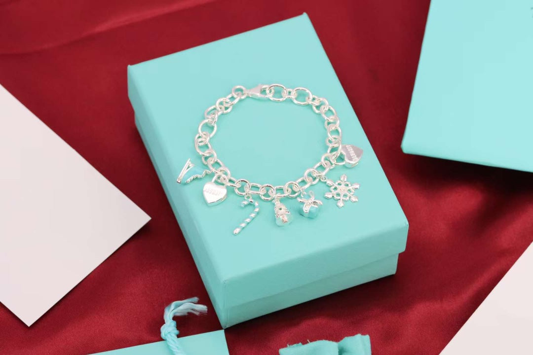 [Glow Muse ]CHRISTMAS SILVER BRACELET