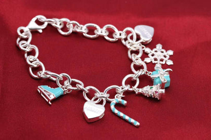 [Glow Muse ]CHRISTMAS SILVER BRACELET