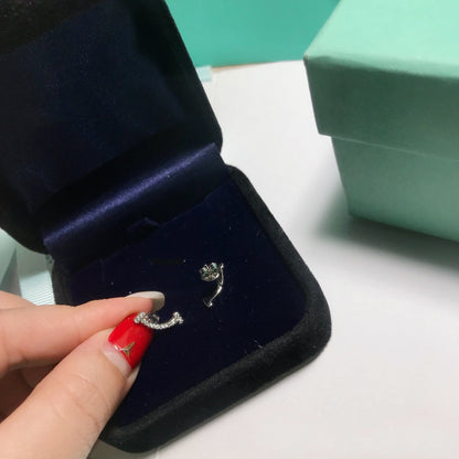[Glow Muse ]SMILE DIAMOND EARRINGS