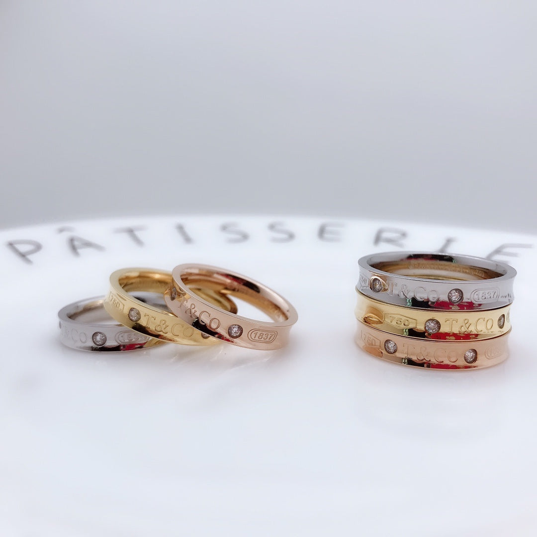 [Glow Muse ]DOUBLE DIAMOND RING