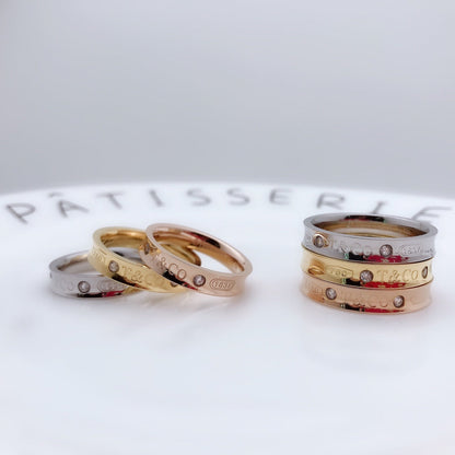 [Glow Muse ]DOUBLE DIAMOND RING