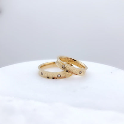 [Glow Muse ]DOUBLE DIAMOND RING