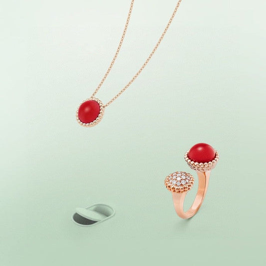 [Glow Muse]PERLEE COULEURS DIAMOND ROSE GOLD BETWEEN THE FINGER RING
